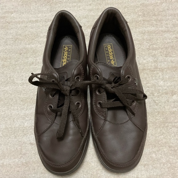 Adidas Hoddlesden Spezial LIMITED EDITION Brown Leather Size US8 UK7.5 EU41.5 - Picture 2 of 9